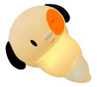 QOXEZY Cute Silicone Animal Night Light with Clap Activation and 7 Color Changing LED Modes Soft Touch Sensor for Baby Nursery Kids Room Bedtime Yellow(C)