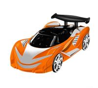 QOXEZY Dashboard Mobile Device Holder with Creative Car Shape, 360 Degree Rotation, Built In Aromatherapy & Decorative License Tag Feature (Orange)