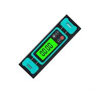 QOXEZY Digital Display Level Ruler with Large LCD Screen, High Precision ±0.05° Angle Meter and Inclinometer for Building Sites, Interior Renovation, Machinery Setup, ABS Material(200mm)