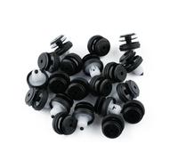 QOXEZY Door Trim Panel Clip with Seal 8mm Hole Nylon Fastener 20pcs | These nylon clips with integrated seals provide a secure, rattle-free fit for your vehicle door panels.