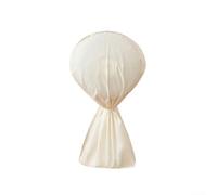 QOXEZY Electric Fan Cover, Dust Protector with Zipper Seal, 420D Oxford Cloth, Fits Small to Large Fans for Off-Season Storage(Apricot-S)