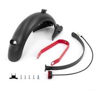 QOXEZY Electric Scooter Mudguard Kit for Ninebot Max G30, ABS for FENDER with High-Brightness LED Taillight Bracket, for SPLASH Guard and Rear Wing Assembly Set(I)