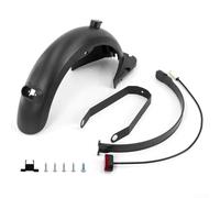 QOXEZY Electric Scooter Mudguard Kit for Ninebot Max G30, ABS for FENDER with High-Brightness LED Taillight Bracket, for SPLASH Guard and Rear Wing Assembly Set(H)