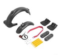 QOXEZY Electric Scooter Mudguard Kit for Ninebot Max G30, ABS for FENDER with High-Brightness LED Taillight Bracket, for SPLASH Guard and Rear Wing Assembly Set(K)