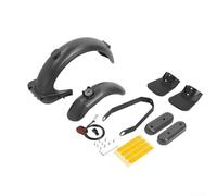 QOXEZY Electric Scooter Mudguard Kit for Ninebot Max G30, ABS for FENDER with High-Brightness LED Taillight Bracket, for SPLASH Guard and Rear Wing Assembly Set(J)