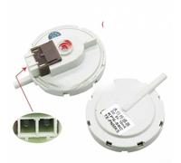 QOXEZY Electronic Pressure Valve KPS59C for Washing Machine Water Level Sensor DC 5V Operation Low Power Consumption Two-Prong Connector Fit Various Models White
