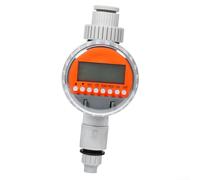 QOXEZY Electronic Water Hose Timer With Customised Scheduling, Rain Delay Feature And Clear LCD Screen, Robust Plastic Irrigation Controller For Garden Automation(A)