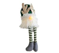 QOXEZY Faceless Santa Woollen Dolls Christmas Ornaments