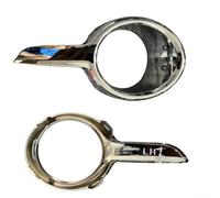 QOXEZY Fog Lamp Bezel Cover for 208 I 2012-2020 Chrome Style Front Grille Frame Replacement Part 2pcs