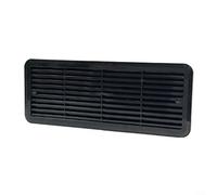QOXEZY Fridge Vent Mounting Grille 483X186mm, For Thetford Refrigerator Ventilation Cover, Weather-Resistant ABS Material Airflow System, For Caravan Motorhome Campervan, Easy Installation(Black)