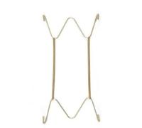 QOXEZY Gold Wire Plate Hanger Wall Display Adjustable Spring Holder