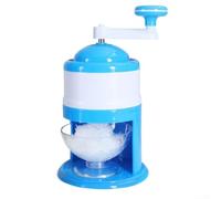 QOXEZY Hand Crank Manual Ice Shaver Portable Snow Cone Machine