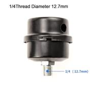 QOXEZY Iron Air Compressor Muffler Filter Noise Reducer Black | This iron effectively reduces compressor noise while blocking moisture and dust to improve overall efficiency.