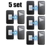 QOXEZY Magnetic Cabinet Catches Invisible Magnets Latches Closet for Ideal for Home and Daily Use with 15Set and Magnetic Size 4 * 2cm Crafted from Stainless Steel(Black 5 Set)