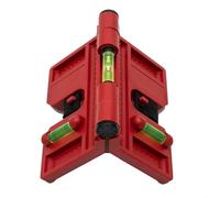 QOXEZY Magnetic Post Leveling Tool with Three Vials and Elastic Band for Metal and Non-Metal Surfaces for Pipes and Posts(1pcs)