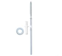 QOXEZY Metal Floating Shelf Bracket Wall Mount Support Pins Blind Shelf Supports Strong Load Bearing Brackets for Home Office Decor Modern Minimalist Design Easy Install Silver Tone 100-300mm(8x300)