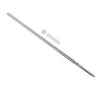 QOXEZY Metal Floating Shelf Bracket Wall Mount Support Pins Blind Shelf Supports Strong Load Bearing Brackets for Home Office Decor Modern Minimalist Design Easy Install Silver Tone 100-300mm(8x250)
