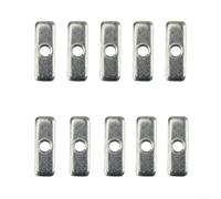 QOXEZY Metal for M3 T-Slot Nut for for VORON V0.1 Printer, 15x5x2mm Rectangular Belt Fastener for Secure Frame Assembly, Compatible with for VORON V0 and V0.1 Models