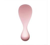 QOXEZY Nonstick Plastic Rice Spoon with Functionality，for Rice Serving，Simplified Dishwashing，Nonstick Design，Ergonomic Handle，Suitable for Rice，Grains，Everyday Cooking(Pink)