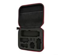 QOXEZY Nylon Storage Bag for Osmo Pocket 3 Waterproof Reusable(Black Inner) | for durable nylon fabric, splash-proof zipper, reusable design, fits camera with grip, black or red options