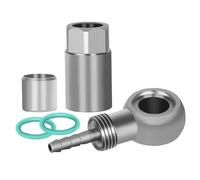 QOXEZY Olive Sleeve Oil Needle for Bicycle Hydraulic Brakes - Five-Wire Metal Bushing with T-Head Copper Fitting, for PRECISION Fit for MTB and Road for Bike Brake Lines