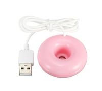 QOXEZY Portable Donut Humidifier Floating Water Mist Maker USB Diffuser | This portable donut-shaped humidifier floats on water to provide a soothing mist and improve air quality anywhere.