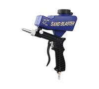 QOXEZY Portable Gravity Sandblasting Machine Air Kit Rust Remover | This portable pneumatic sandblaster efficiently removes rust and paint from metal parts to restore old items.