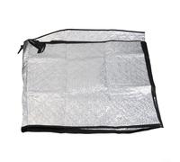 QOXEZY Portable Thermal Windscreen Cover For Ford Motorhomes Campervan 1997-2020, RV Windshield Non-Woven Fabric Protector, Easy Installation, Lightweight Travel Storage