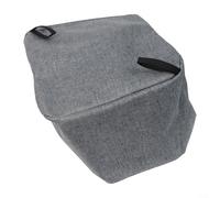 QOXEZY Projector Cover for Indoor Outdoor Protection, for Most Common Residential Projector Models, Easy to Clean, Easy Install, Space Saving, 24.5x23x15.5cm, Gray