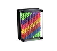 QOXEZY Rainbow 3D Plastic Hand for MOLD for Childrens Crafts, Vibrant Square Shaped Tool for Needle Art and DIY Projects, Educational Device to Enhance Creativity and Fine Motor Development