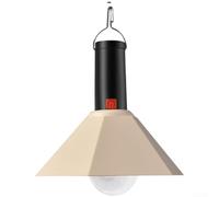 QOXEZY Rechargeable LED Camping Tent Hanging Light, 3 Modes Solar USB Charging, Portable Design with Metal Hook for Outdoor Camping(2)