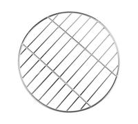 QOXEZY Round Stainless Steel BBQ Grid Net Baking Tray