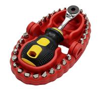 QOXEZY Screwdriver Bit Set 28 Piece Ratchet Wrench Repair Tool Kit | This compact twenty-eight piece screwdriver set provides all the essential bits needed daily household maintenance.