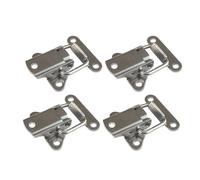 QOXEZY Stainless Steel Clasp Buckles Butterfly Case Clip with 4Pcsset and Stainless Size 4pcs Crafted from Wood and Steel These Clasps are Built to Last