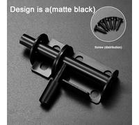 QOXEZY Stainless Steel Door Bolts Sliding Locks Bolt for Ideal for Home with 1Pc and Stainless Size 30 * 25mm Crafted from Wood and Steel These latches are Built to Last(Black A)