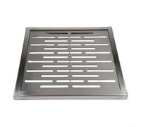 QOXEZY Stainless Steel Floor Drain Cover With Frame, Slip-Resistant Surfaces Multi-Hole Fast Drainage Design For Outdoor Use, Suitable For Roads Schools Plazas Residential Areas(300 * 300 * 20mm)