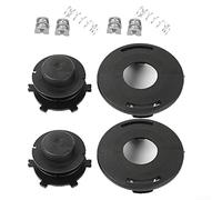 QOXEZY Strimmer Head & Cover Kit,Spool Head +Cap with Spring for Stihl 25-2 FS 44 55 56 70 80 83 85 90 RX110/120/130 String Trimmers,Replacement Spool Head Kit