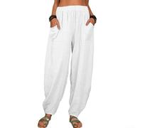 QOXEZY Summer Lightweight Joggers for Women Yoga Pilates Pants | Bohemian wide leg , high waisted flattering for fit, loose silhouette, perfect for layering, vintage hippie vibe