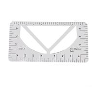 QOXEZY T-Shirt Design Ruler Set | 4-Piece Guide for Accurate Neckline & Fabric Alignment for Sewing