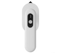QOXEZY Travel Iron with USB & 180° Rotatable Handle - Fast 30-Second Heat-Up, 3 Adjustable Settings for Cordless Garment Care On-The-Go(Wireless Iron, White)