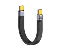 QOXEZY USB4 Type C Cable 40Gbps Data Transfer & 240W Charging for Laptop, Tablet, SSD & Docking Stations