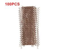 QOXEZY Wave Welding Wire for Dent Repair Kit, 50/100 Pcs Spot Welding Puller Studs, 2mm Copper Coated Steel, 320-335mm Length, Compatible with Car Body Work Tools