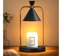 Qoyntuer Candle Warmer Lamp with Timer, Dimmable Candle Light Electric Candle Warmer Compatible with Various Candles, Candle Holders for Home Decor, Gifts for Women Christmas Housewarming
