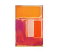 QOYVG Mark Rothko Geel, Kersen, Oranje Canvas_poster Kunstreproductie, Rothko-reproductie Canvas Poster Bedroom Decor Landscape 08x12inch(20x30cm)