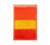 QOYVG Mark Rothko Gele Band Canvas_poster Kunstreproductie, Rothko-reproductie Canvas Poster Wall Art Decor Print Picture Paintings 12x18inch(30x45cm)