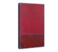 QOYVG Mark Rothko Rood En Bordeauxrood Canvas_poster Kunstreproductie, Rothko-reproductie Canvas Poster Bedroom Decor Landscape 16x24inch(40x60cm)