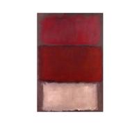 QOYVG Mark Rothko Rood En Wit Canvas_poster Kunstreproductie, Rothko-reproductie Canvas Poster Bedroom Decor Landscape 20x30inch(50x75cm)