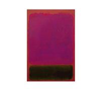 QOYVG Mark Rothko Violet Roze Bruin Canvas_poster Kunst Reproductie, Rothko Reproductie Canvas Poster Bedroom Decor Landscape 16x24inch(40x60cm)