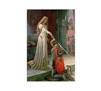 QOYVG The Accolade Pre-Raphaelite Art Print Canvas Poster Wall Art Decor Print Picture Paintings 12x18inch(30x45cm)