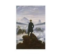 QOYVG Zwerver Boven De Zee Van Mist Door Caspar David Friedrich Canvas_poster Canvas Poster Wall Art Decor Print Picture Paintings 12x18inch(30x45cm)